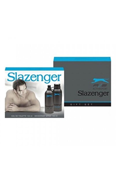 Slazenger Activesport Mavi Erkek Parfüm 125ml + Deodorant 150ml