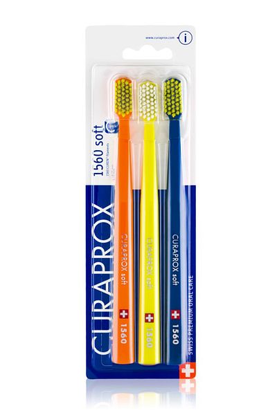 Curaprox 1560 Soft 3-Pack Toothbrush