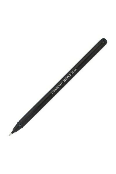 Pensan Office Black Ballpoint Pen 1.0mm 1 Piece