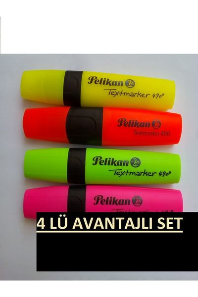 Pelikan 4-Piece Highlighter Set
