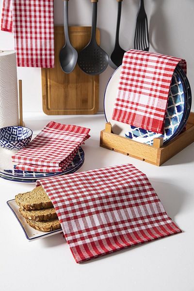 modacosmo Set of 10 Color Selection Kitchen Towels 50x70cm