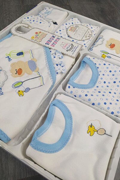 Daisy Unisex Baby Blue Hospital Outpatient Outfit Set