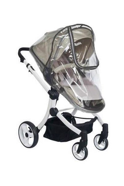 Baby Force Travel System / Reversible Baby Stroller Zippered Raincoat Black