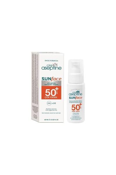 CIRE ASEPTINE Lotion SPF 50+ 60ml Facial Sunscreen
