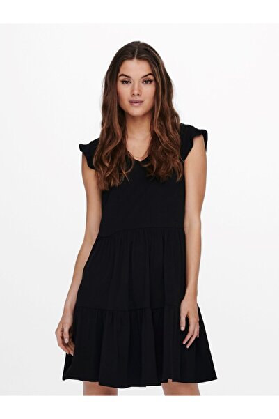 ONLY Kadın Siyah Elbise 15226992