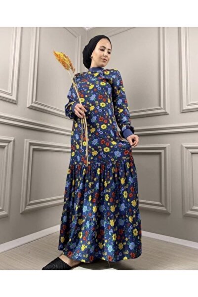 ipek butik Kadın Lacivert Elbise