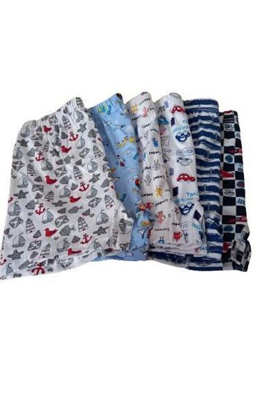 Tutku Boy's Cotton Patterned Boxer 6 Pieces 0254