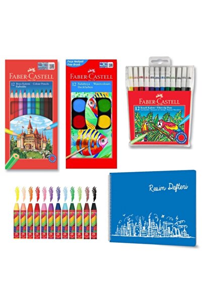 Faber Castell Boyama Seti Resim Defteri