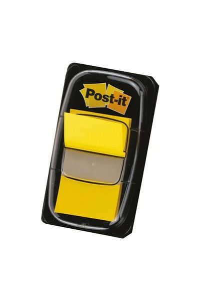 Post-it مؤشر - شريط إشارة أصفر 50 ورقة