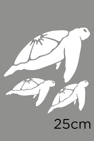 New Jargon Autocolant pentru turmă de loggerhead loggerhead care migrează 25 cm - alb