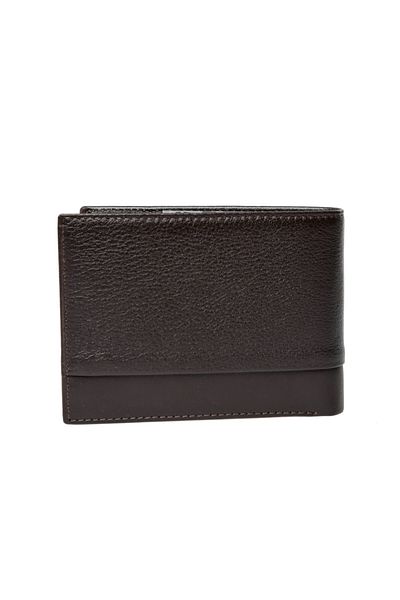 Grande 1812 Model Men's Wallet and Card Holder - Brown Color