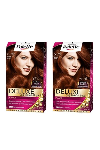 Palette Deluxe 6-70 Kahve Bakır X2 Adet