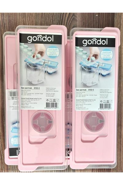 Gondol 2-Piece Pink Bass-Finger Throwing Icebox (G-132-C)