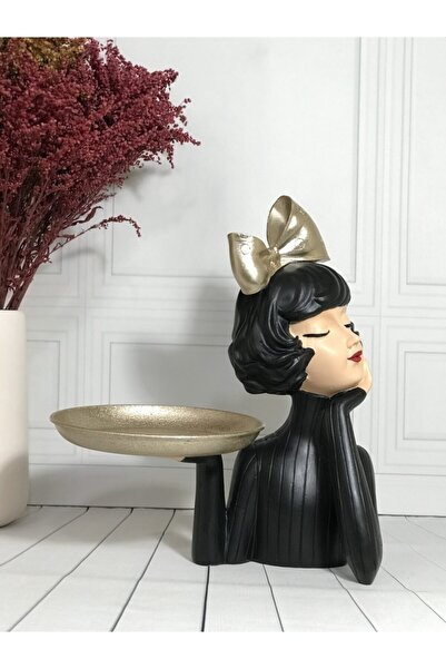 biomaxi plus Tepsili Kız Sunumluk Siyah (34 Cm X 27 Cm)