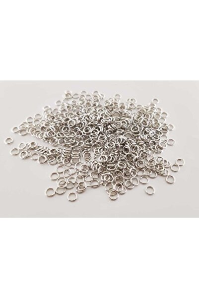 yiğit aksesuar 5 Mm 50 gram Metal Gümüş Renk Takı Halkası Bağlantı Halkası