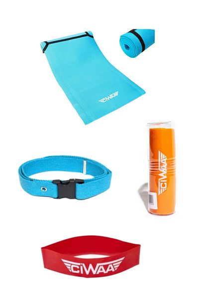 CIWAA Set de antrenament Pilates Mat Set de 4