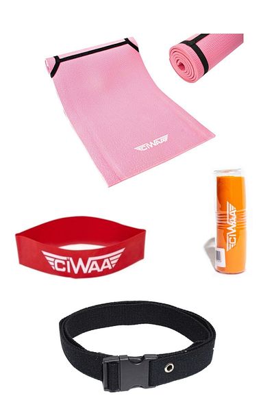 CIWAA Pilates Mat Set 4 Piece Set