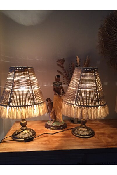 Makrome by GLCN El Yapımı Modern Makrome Abajur