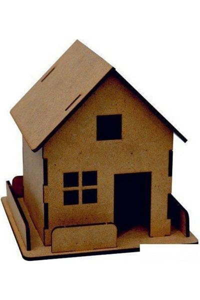 Südor نموذج خشبي DIY - منزل المزرعة 125x130x130 ملم