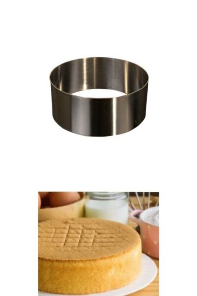 Bora Metal دائرة كيك ستانلس ستيل 16 سم ارتفاع: 6