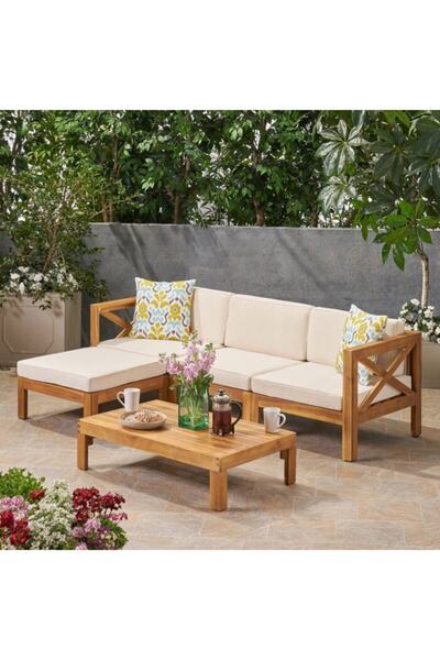 Genel Markalar Ahşap Bahçe Koltuk Kanepe Takımı