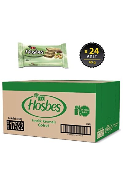 Eti Hoşbeş Fındıklı 40 Gr X 20 Adet