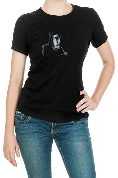 QIVI Če Gevara Revolucionar Ernesto Štampano Crne Žene Pleteno Majica T-shirt...