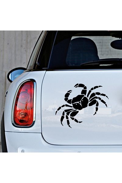 New Jargon Pastă autocolant Scorpion cu efect de foc 25 cm - negru