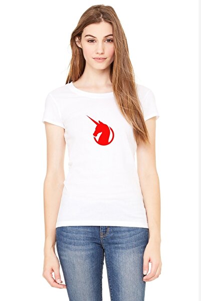 QIVI Logo Zemaljske Federacije Štampano Bela Ženska Pleteno Majica T-shirt T-...