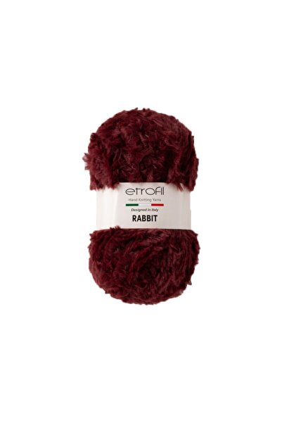 Etrofil Bordo Rabbit Kürk El Örgü Ipliği 100 gr 70349