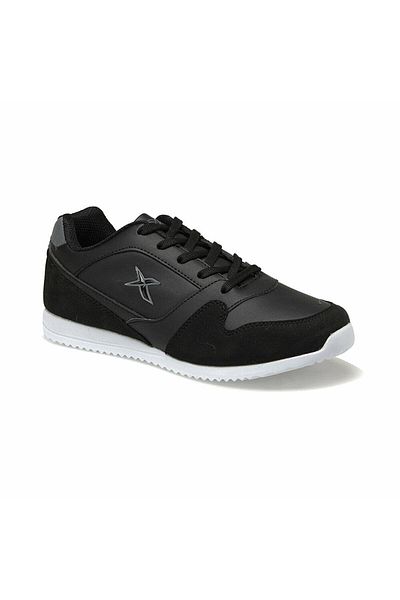 Kinetix Adidași negri cu talpă albă pentru bărbați