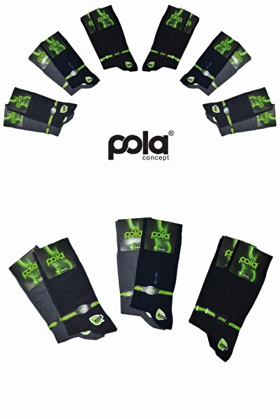 Pola Bambu 6'lı Erkek Çorap