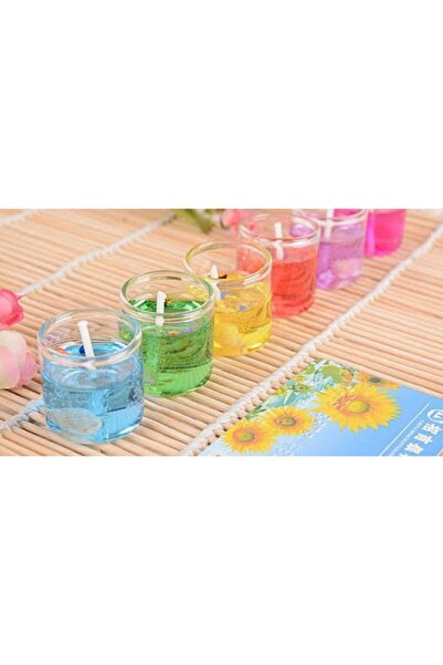 HİFA 2'li Mini Silindir Cam Içi Jel Mum