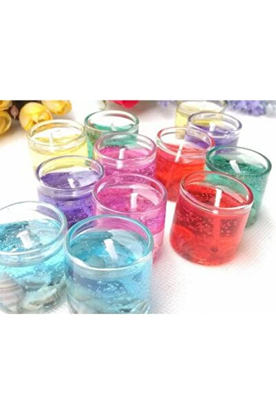 HİFA 2'li Mini Silindir Cam Içi Jel Mum