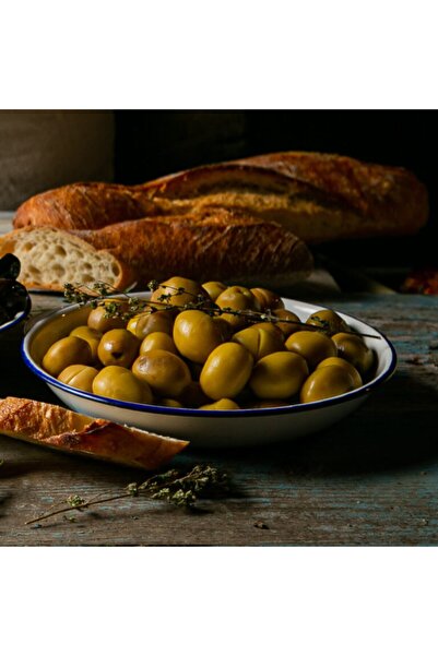 Mete Zeytin Iri Kırma Yeşil Zeytin 2 Kg