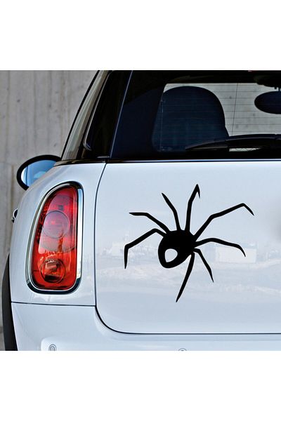 New Jargon Autocolant de perete auto Spider Going Up Lipire 35 cm - Negru
