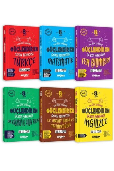 Ankara Yayıncılık 8. Sınıf Güçlendiren Soru Bankası Set