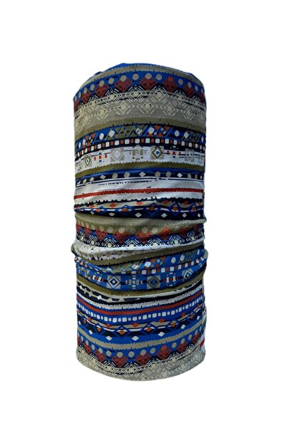 Vemod Unisex Renkli E-1 Desen Boyun Bandanası - Motorcu Kar Maskesi-boyunluk-...