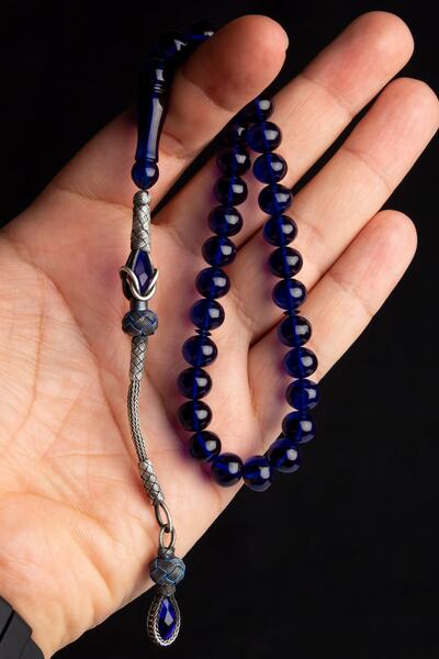 OTTOTESBİH Rozariu cadou pentru bărbați, rozariu din chihlimbar de foc, rozariu din chihlimbar