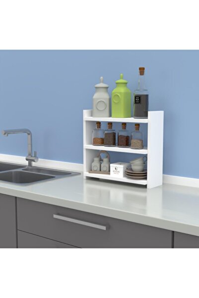 Kenzlife Tezgah Üstü Mutfak Rafı Muhittin Byz 39*39*13