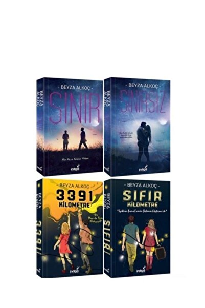 İndigo Kitap Beyza Alkoç Seti 4 Kitap Takım Sınır - Sınırsız - 3391 - Sıfır