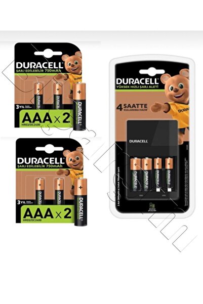 Duracell Cef 14 Pilli Şarj Cihazı & Şarj Edilebilir 2 Adet 1300 Mah 6 Adet 75...