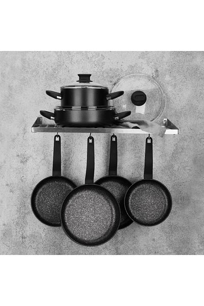 KORKMAZ Lina 30x15 Cm Black Pot