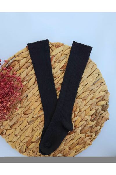 masal trend جوارب أطفال سوداء بطول الركبة