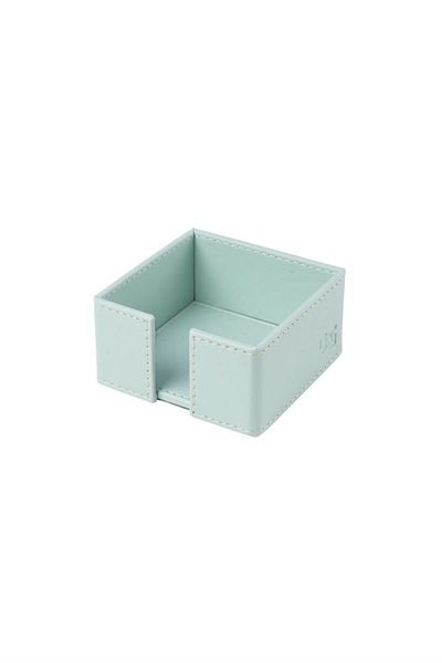2K Cube Notepad Holder Artificial Leather Desktop 10x10x5 Cm