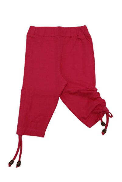 Timi Kids Капри клинове до коляното за момичета от пениран памук с детайл от ...