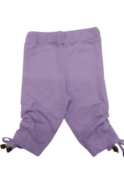 Timi Kids Κοριτσίστικο χτενισμένο βαμβακερό καλσόν Κάπρι κάτω από το γόνατο μ...