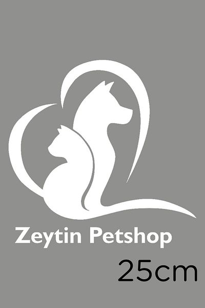 MIGNATIS Autocolant pentru firma Special Heart Petshop 25cm - Alb