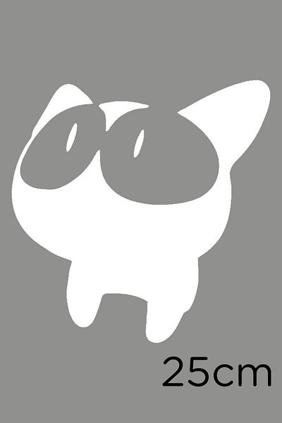 MIGNATIS Autocolant Jdm Cute Takkun Kitty Paste 25cm - Alb