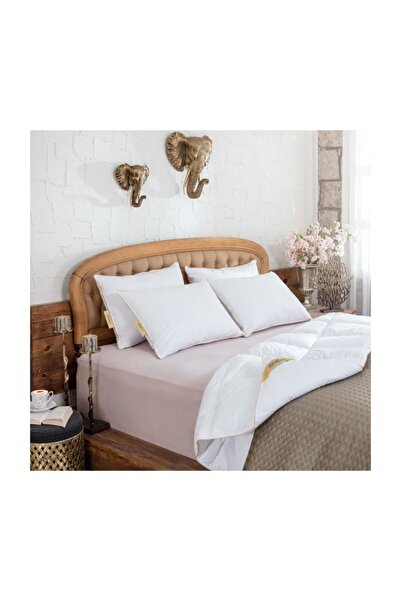 OTHELLO Cearşaf de pat din bumbac pieptănat alb Flex 100x200cm